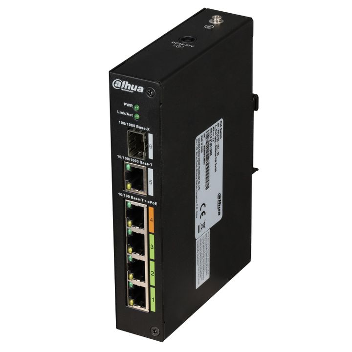 سوئیچ 4 پورت داهوا DH-PFS3106-4ET-60 - ایمن شو
